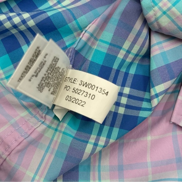 Vineyard Vines Boys On-The-Go Performance Long Sleeve Whale Shirt Small 8-10 - Picture 7 of 12